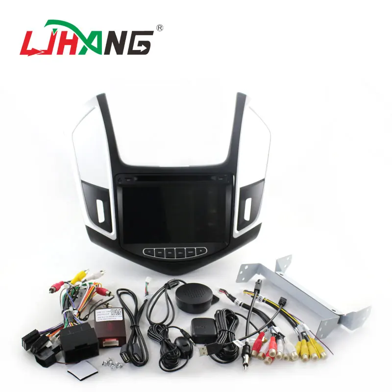 Best LJHANG 8 inch 2 din Android 8.1 Car Audio DVD player FOR CHEVROLET CRUZE 2015 GPS Multimedia Headunit WIFI Steering Wheel Stereo 4