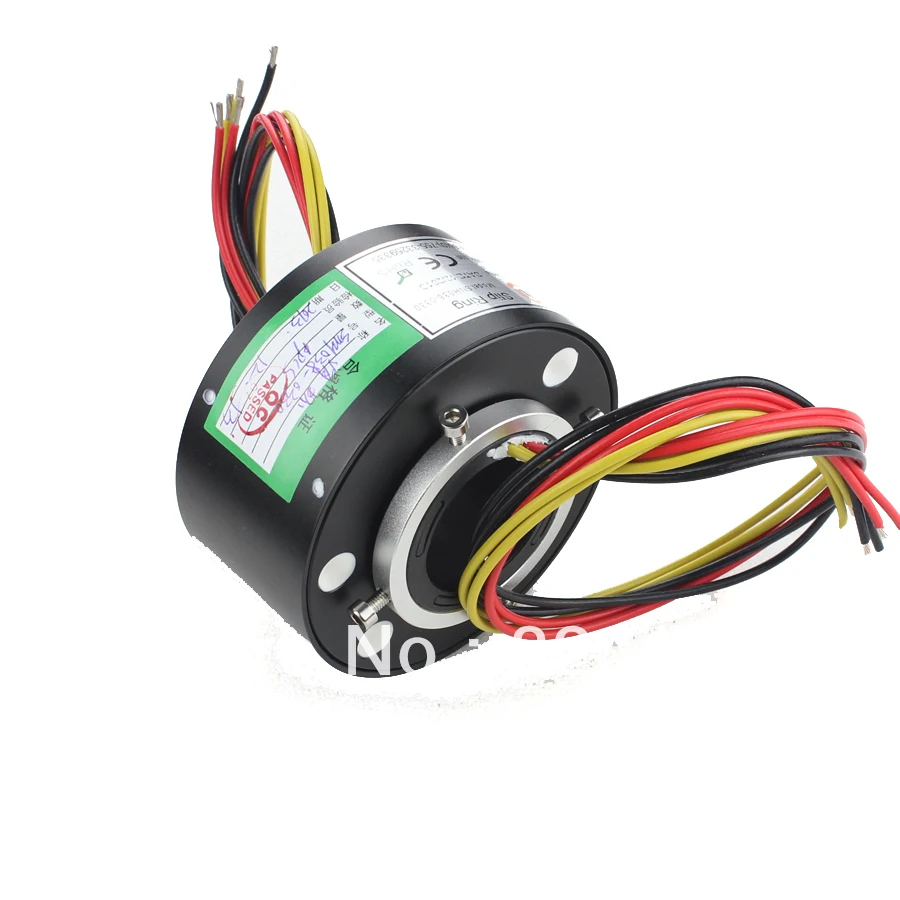 2 circuits/wires contact with bore size 38.1mm of electrical slip ring