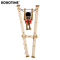 Robotime дети взрослые интересные прыжки Guardian снятие стресса игрушка DIY деревянная Новинка Gag игрушка Спорт и развлечения LP202