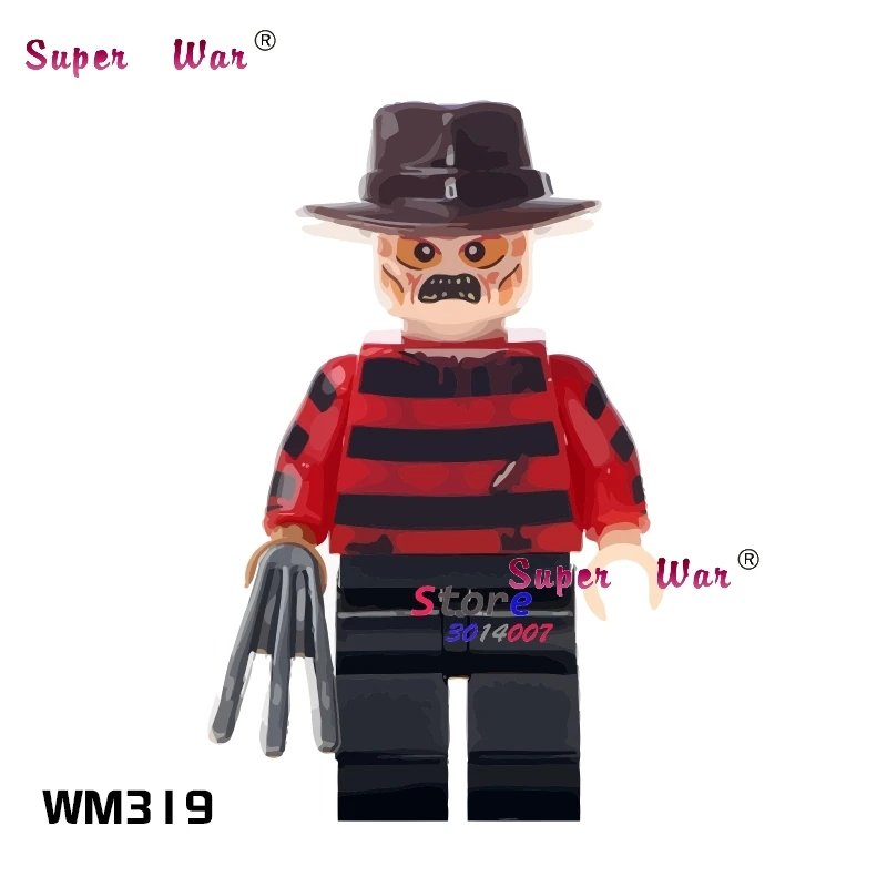 

1PCS model building blocks action figures starwars superheroes Freddy house hobby learning Mini Dolls diy toys for children gift