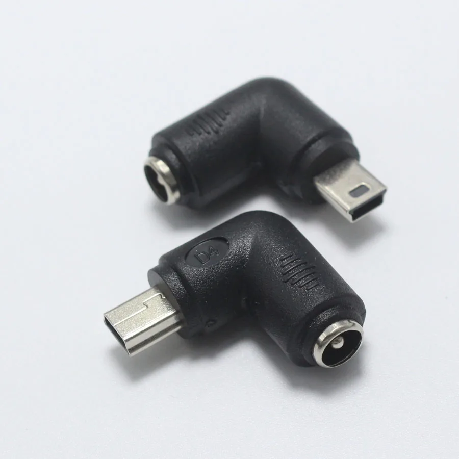 EClyxun 1 шт. 5,5x2,1 мм разъем для Mini/Micro USB Мужской 5 Pin DC разъем питания 90/180 градусов разъем адаптер для V8 Android