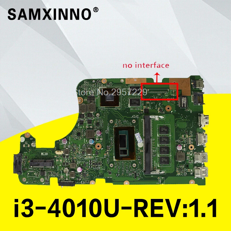 X555LD Motherboard I3 4010U REV1.1 For ASUS W519L F555L X555L laptop