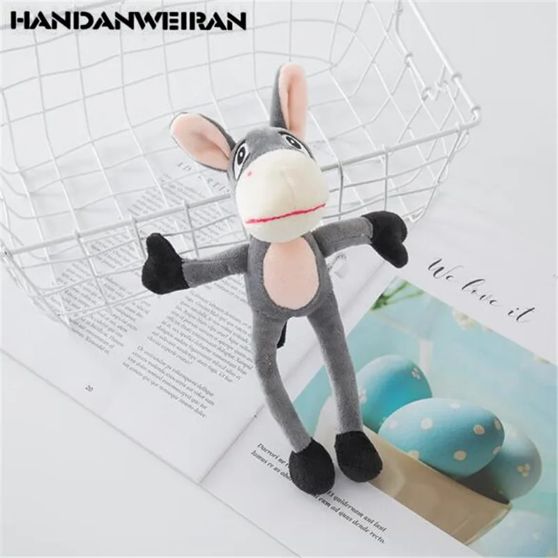

1PCS Mini Donkey Plush Toys Small Pendant Creative Cute Donkeys Stuffed Toy For Kids Birthday Gift Hot Sale 25CM HANDANWEIRAN