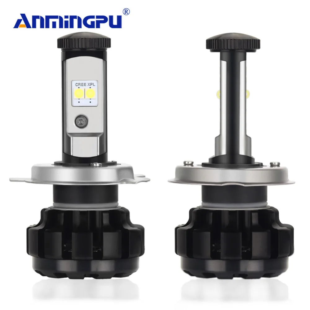 

ANMINGPU 2PCS 12000LM/Pair 80W Headlight Bulbs H7 H4 Led Bulb With Cree XPL Chips H8 H11 H1 H3 9005 9006 9008 12V LED Car Light