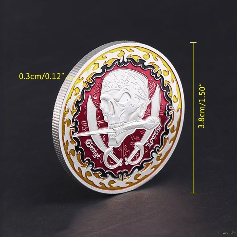 2018 памятная монета знаменитый пират Джордж коллекция для хранения художественные подарки сувенир нетекущая монета