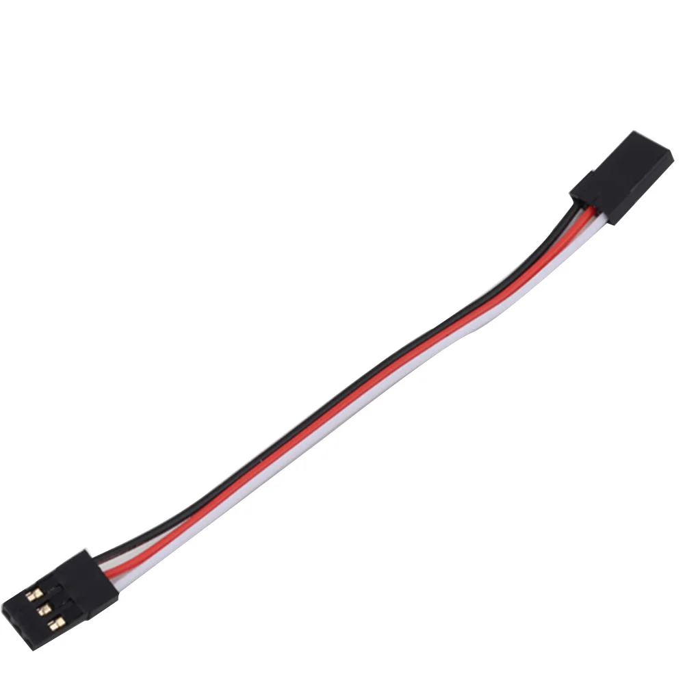 

10cm Male to Male JR Plug Servo Extension Lead Wire Cable 100mm for RC Plane 88 YJS Dropship