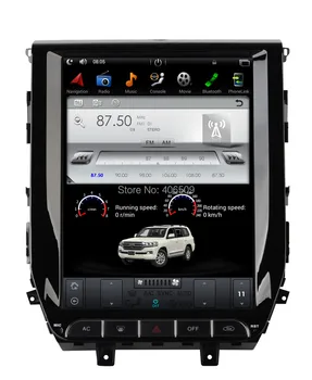 

12.1" Vertical Screen Android 7.1 Car Multimedia Player GPS Navigation for Toyota Land Cruiser LC200 2016 2017 2018 with Radio