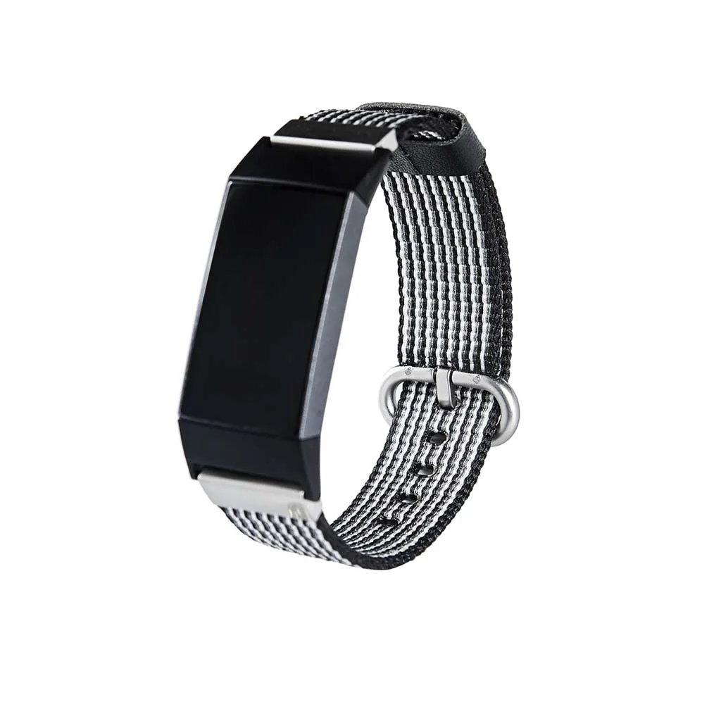 Модные Сменные нейлоновые часы ремешок для Fitbit Charge 3 Смарт-часы