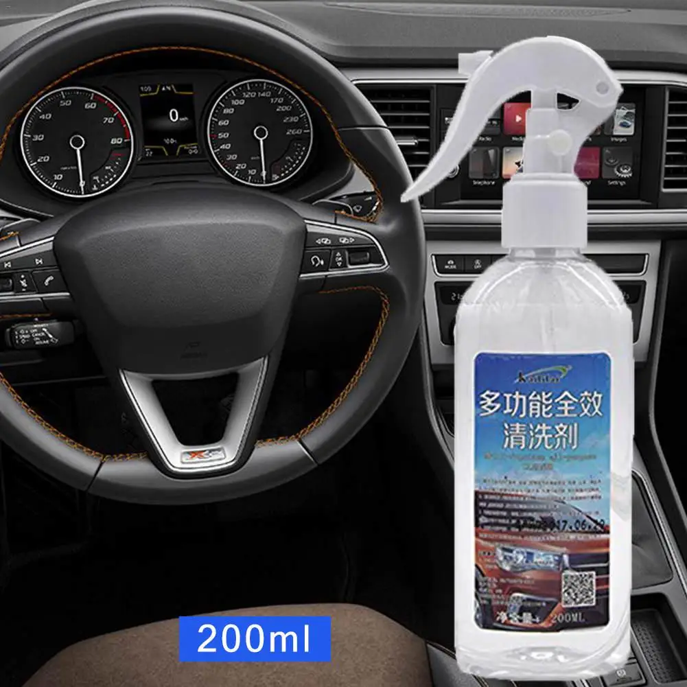 

Professional 200ML Multi-Functional Car Interior Foam Cleaning Agent For Stains Leather Or Fabric Instrument Panels