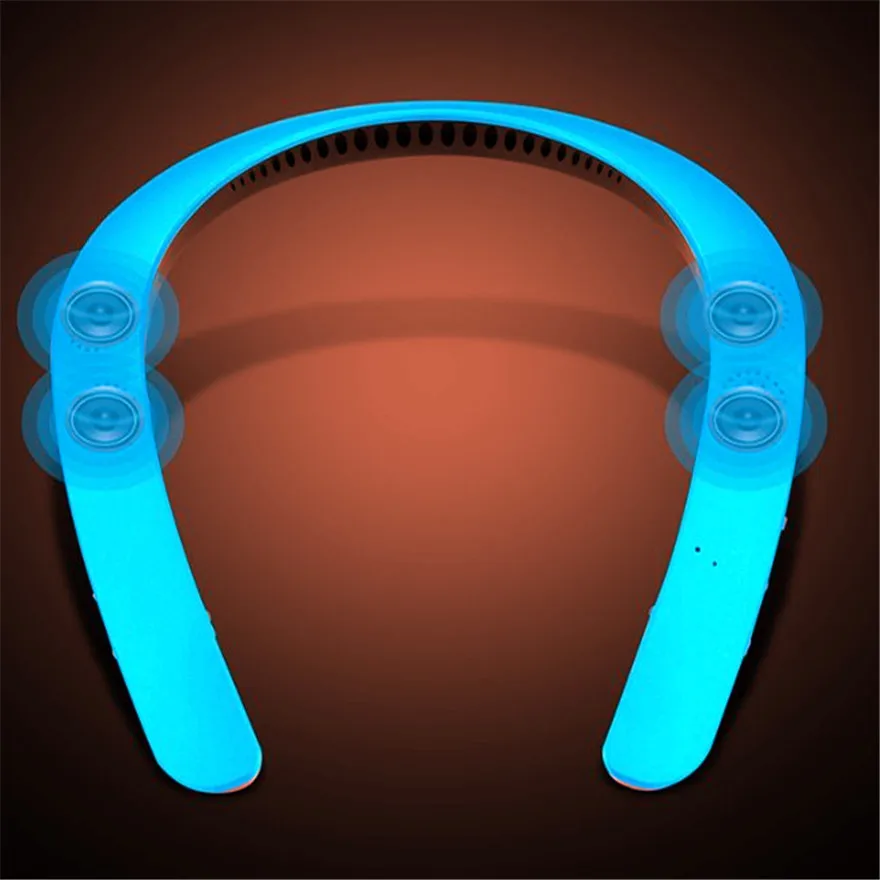 Объемная звуковая система активная Колонка микро Bluetooth Шея динамик аудио водонепроницаемый портативный переносной внешний динамик для телефона
