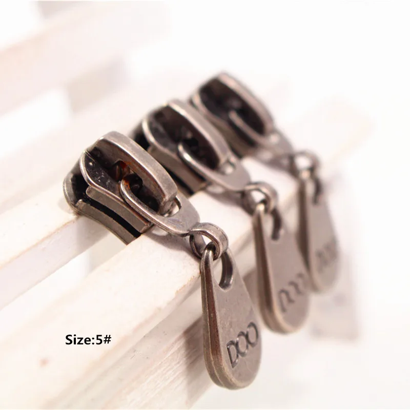 5 Wholesale 10pcs Zipper cool Metal Zipper Pulls zipper Head For