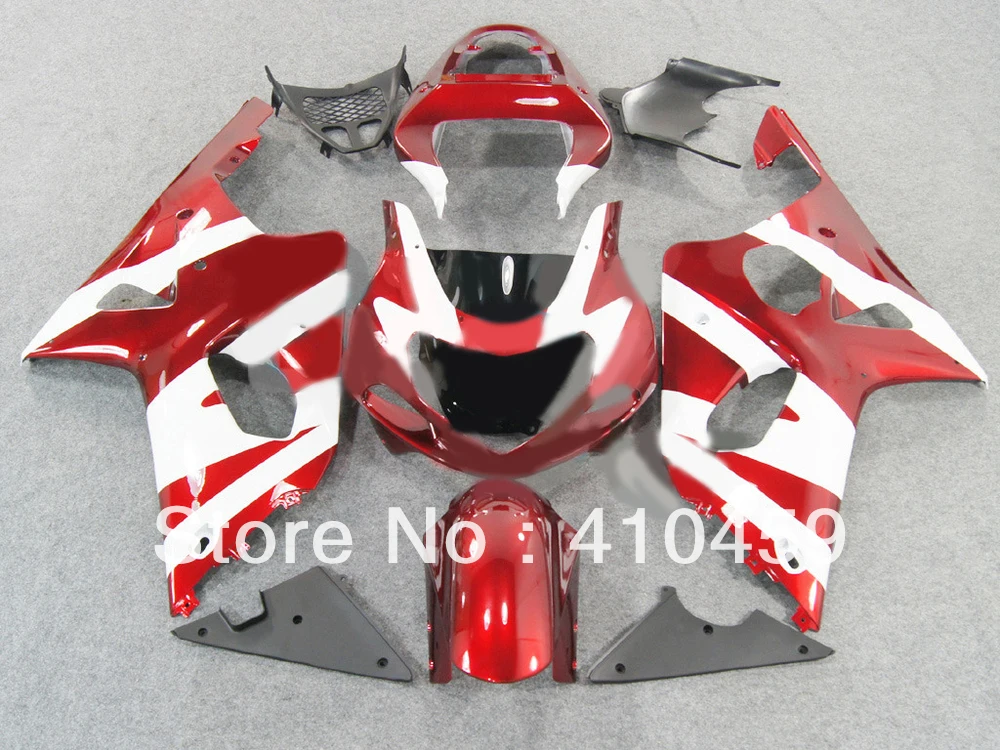 

Hi-grade Fairing kit for SUZUKI GSXR1000 GSX-R1000 GSXR 1000 K2 00 01 02 2000 2001 2002 white hot red Fairings bodykit SP57