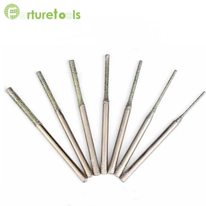 35pcs mini drill set electroplated diamond drill bit set dremel drill for jade glass Dia0.8/1.0/1.2/1.5/1.8/2.0/2.5mm TZ04
