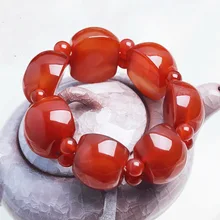 Yu Xin Yuan Модный Ювелирный Браслет из натурального агаоа для удачи и отваги женские мужские ювелирные изделия