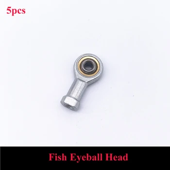 

5PCS M5 M6 Linkage Ball Head Buckle Orthodontic Fisheye Bearing CW CCW for RC Model Cars Spare Parts End Joint