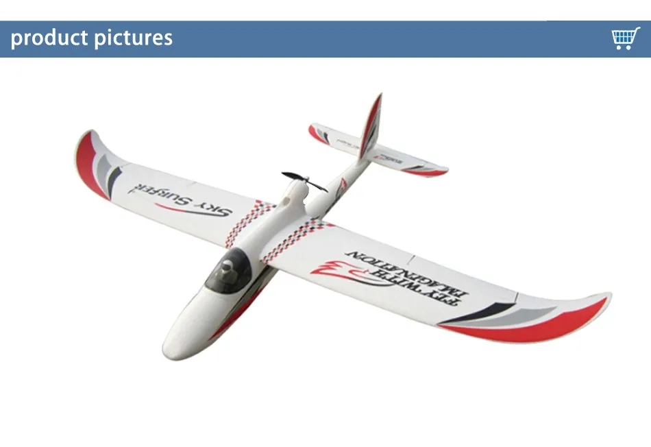 X UAV Sky Surfer Aliante con motore ESC e servo 