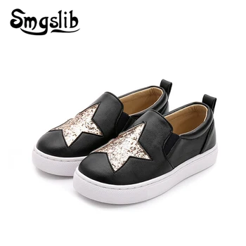 

Children Casual Shoes Boys Loafer Kids Sneakers Girl Shoes 2019 Girls Shoes Toddler Pu Leather Glitter Star