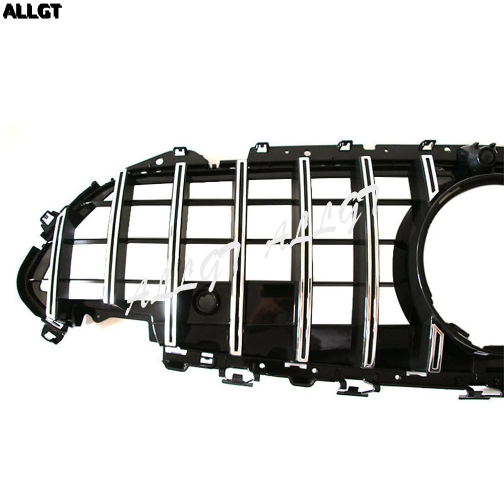 Front Grill Fit for Mercedes Benz W257 CLS CLS350 CLS450 CLS500 C257 Black Silver Grille Bumper