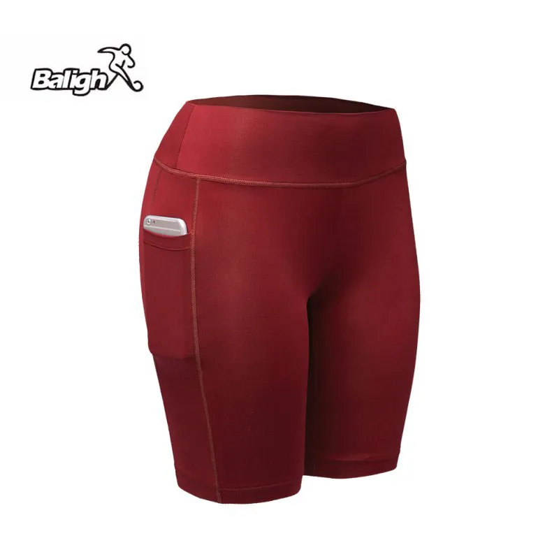 Balight Quick Dry Women Compression Shorts Elastic Running Fitness Gym