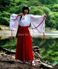 font b Anime b font Inuyasha Kikyo Kimono font b Cosplay b font Costume Full