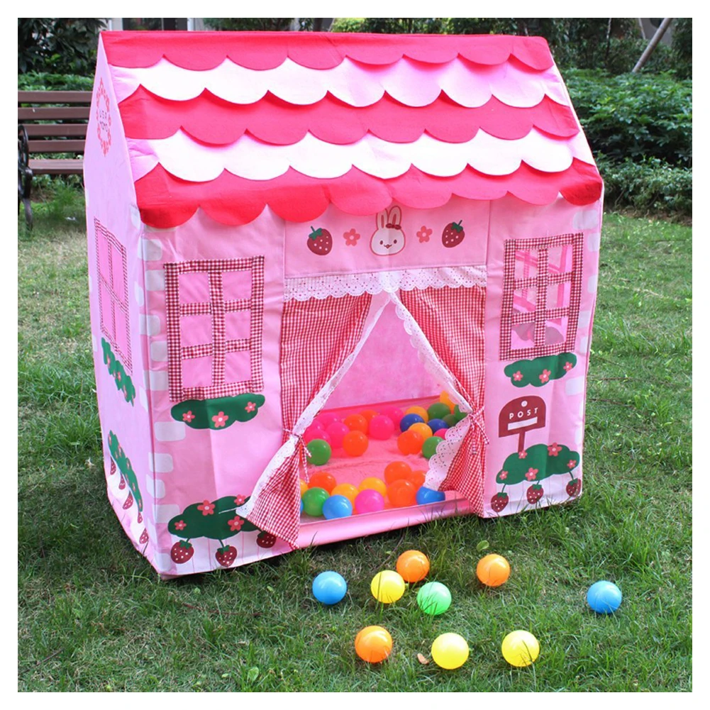 

Kids Toys Tents Kids Play Tent Boy Girl Princess Castle Indoor Outdoor Kids House Play Ball Pit Pool Playhouse for Kids