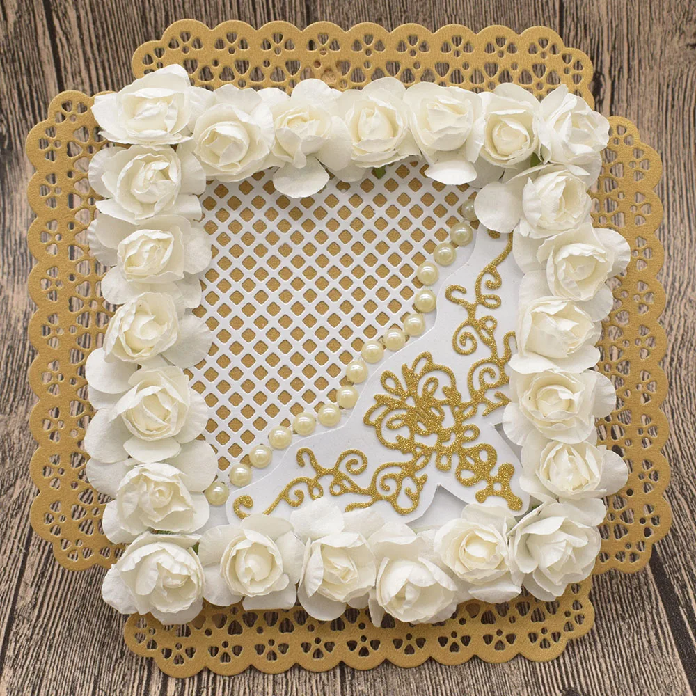Square Lace Frame Dies Carbon Steel Metal Cutting Dies For Scrapbooking Card Album Decoration Square Lace Frame Dies Carbon Steel Metal Cutting Dies For Scrapbooking Card Album Decoration