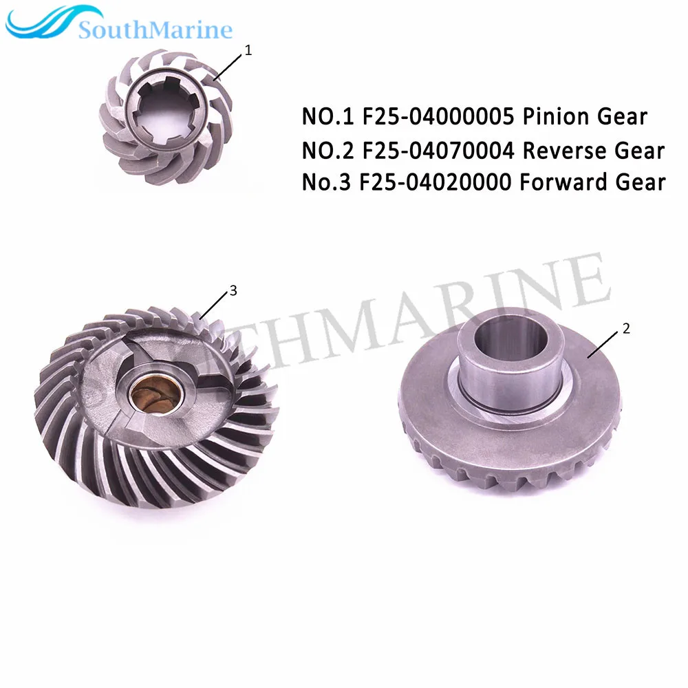 

Boat Engine F25-04020000 Forward Gear & F25-04000005 Pinion & F25-04070004 Reverse Gear for Parsun HDX Makara 4-Stroke F20