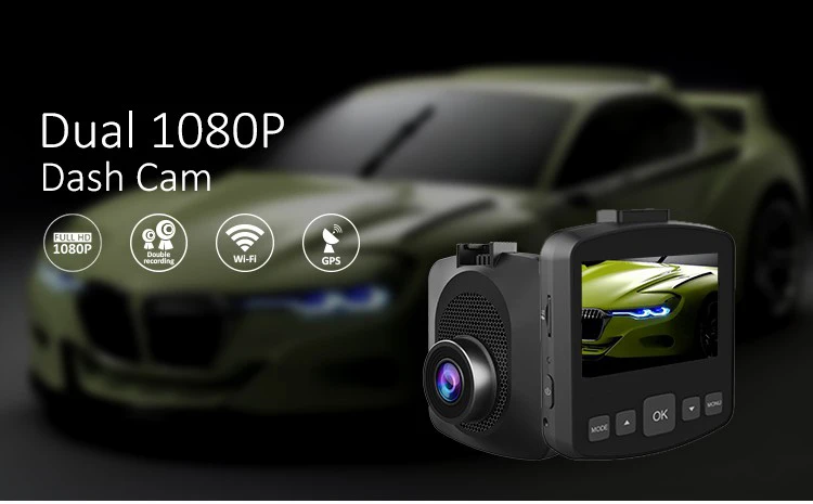 Conkim 4K Dash Cam Автомобильная камера wifi видео Регистраторы 2,3" внешний gps Автомобильный видеорегистратор 1080P Full HD Автомобильный регистратор супер конденсатор с алюминиевой крышкой