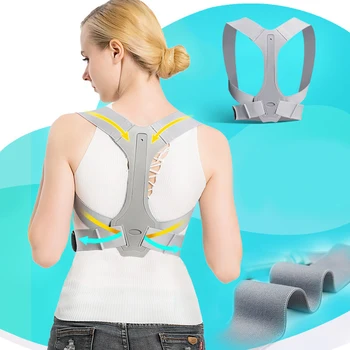 Back Posture Corrector Shoulder Lumbar Brace Spine Support Belt Adjustable Adult Corset Posture Correction Belt Body Health Care