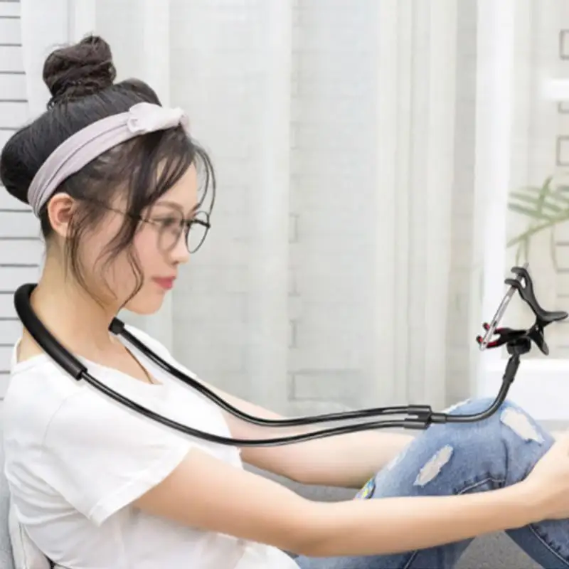 

Lazy Bracket 360 Degree Rotation Flexible Phone Holder Neck Bed Mount Desktop Holder For iPhone Xiaomi Samsung