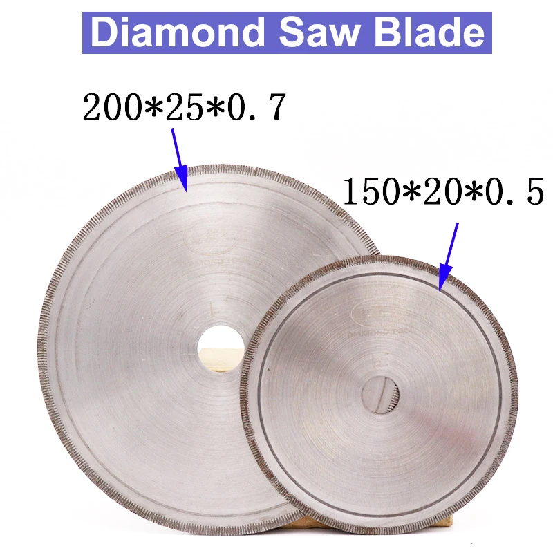 URANN 150500mm 6 inch20inch Super Thin Diamond Saw Blades Lapidary
