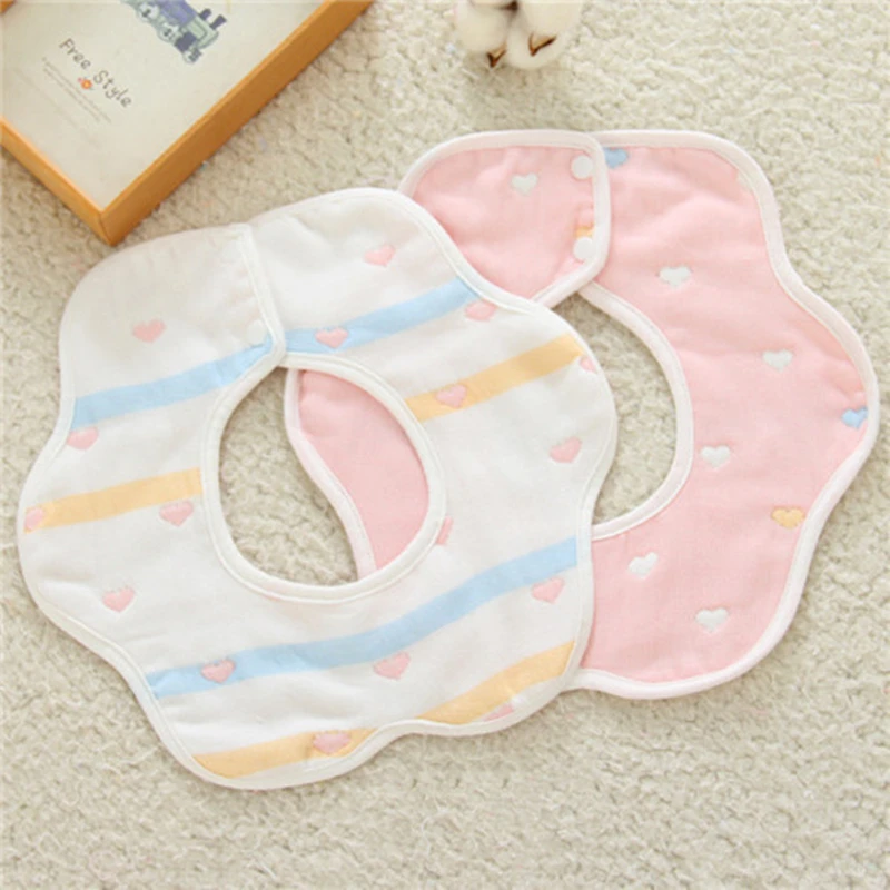 

bibs baby girl burp cloths for new born baby bib girls baby bibs cotton reusable burp cloths 2PCS/LOT HGY-1152-2P