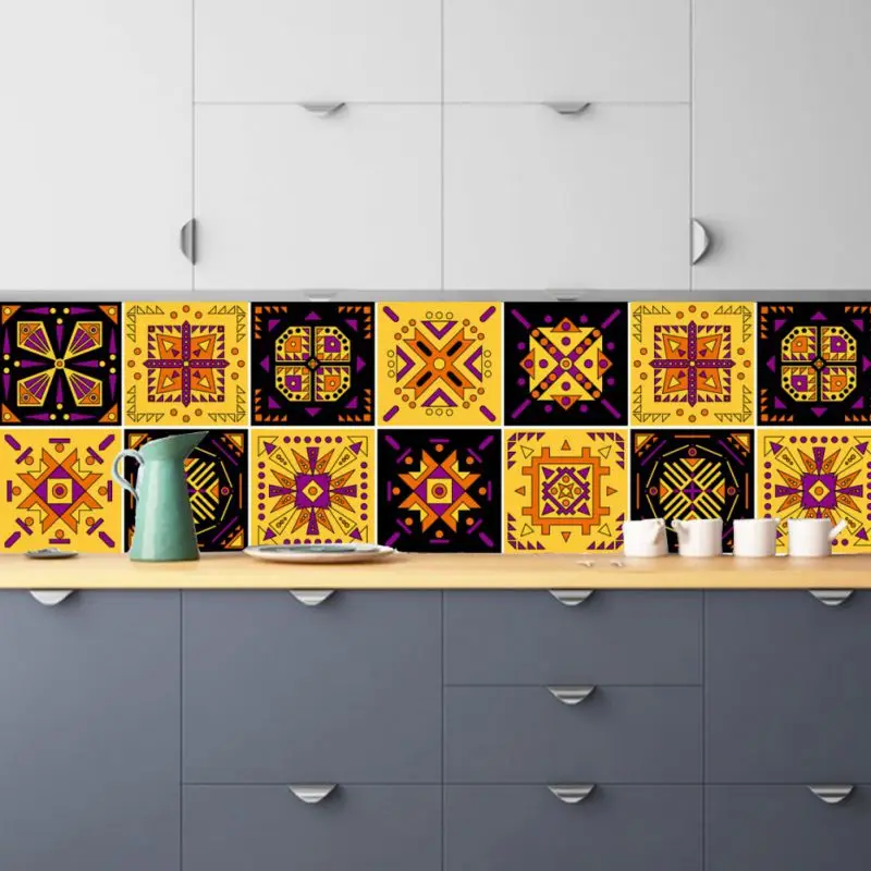 10pcs Diy Tiles Stickers 3d Retro Vintage Flowers Bathroom Kitchen Toilet Decoration Wall Stickers Waterproof Pvc Decals Sticker 10pcs Diy Tiles Stickers 3d Retro Vintage Flowers Bathroom Kitchen Toilet Decoration Wall Stickers Waterproof Pvc Decals Sticker