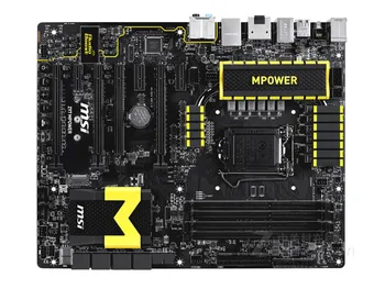 

original motherboard MSI Z97 MPOWER Z97 LGA 1150 DDR3 i3 i5 i7 DDR3 32G SATA3 USB3.0 free shipping