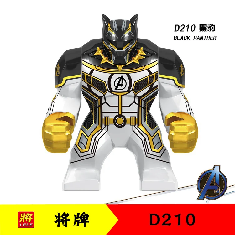 

Marvel Avengers Blocks Black Panther Hulk Thanos Gloves Spider Man Gauntlet Figures For Children Model Toys