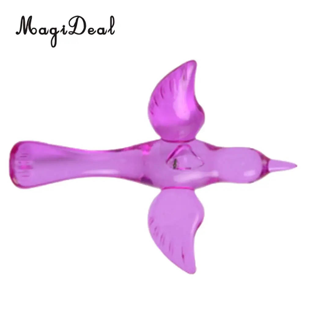 MagiDeal Flying Birds Resin Wall Hanging Decor Handcraft Wall Decor Crystal 10 Colors PICK for Home Bedroom Kids Room Decor	