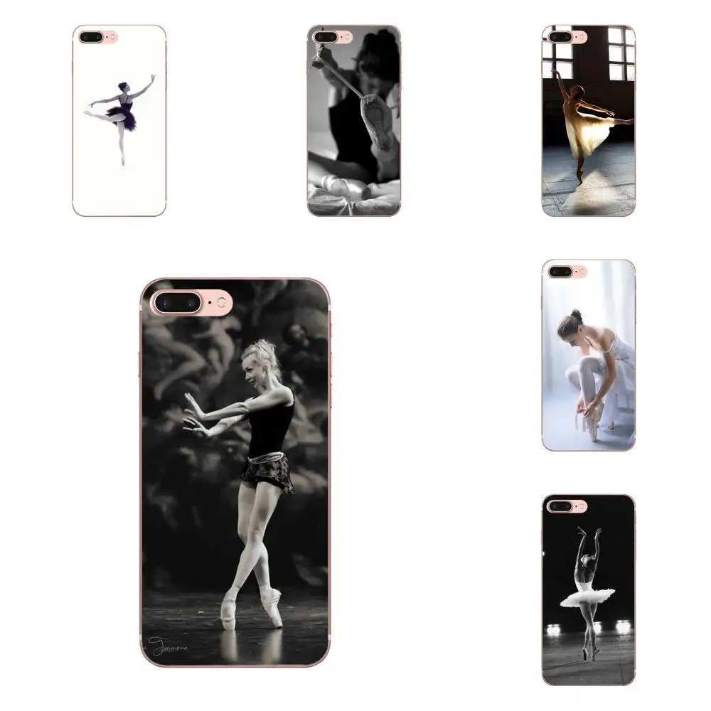 

Soft Cover For Xiaomi Redmi Mi Note 7 8 9 SE Pro Lite Go Play Pattern Pink Ballerina Ballet Pointe Shoes