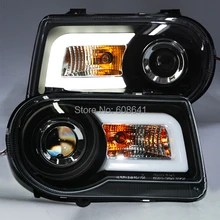 Для Chrysler 300C светодиодный головной светильник angel eyes 2005-2010 Year SN