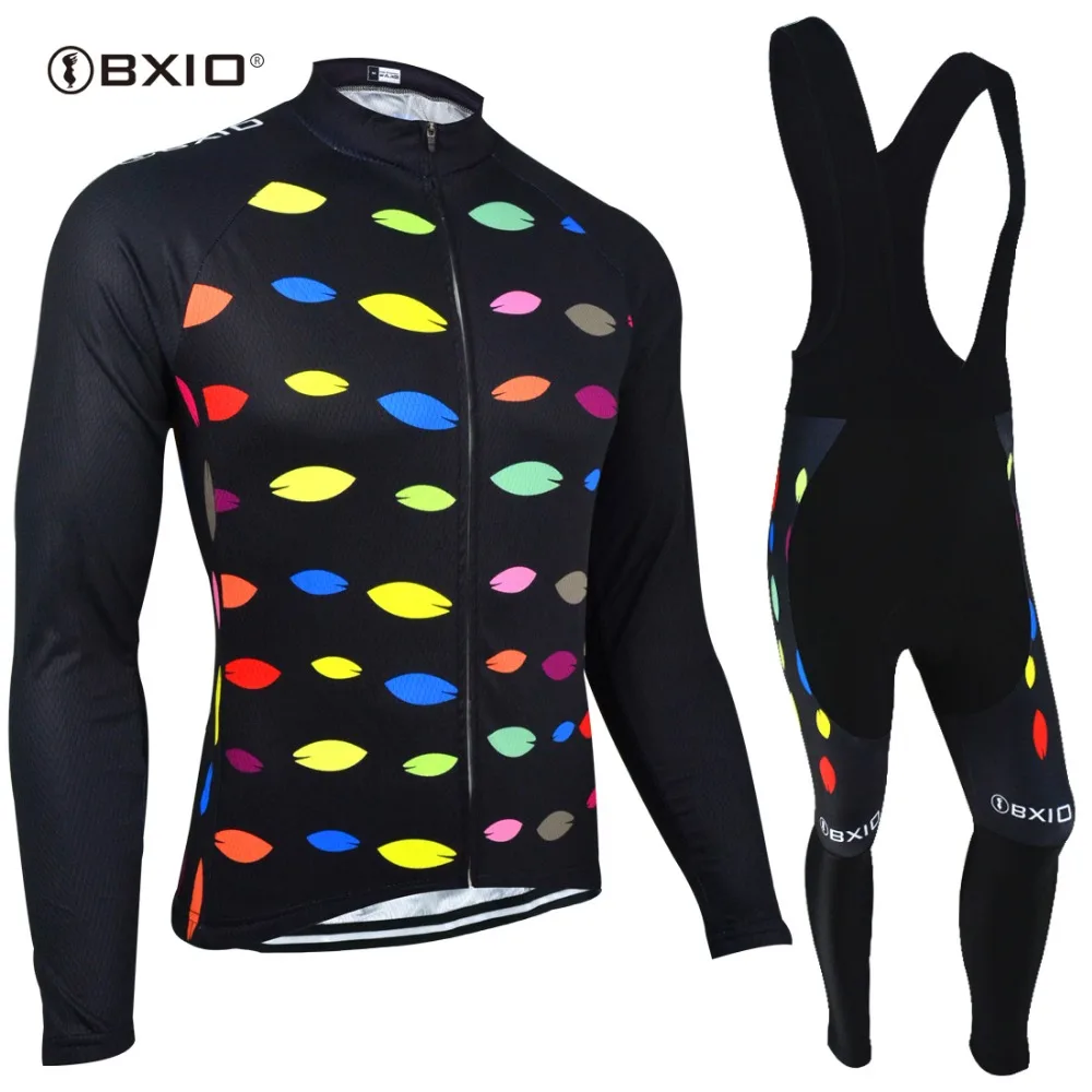 BXIO New Long Sleeve Cycling Jersey Sets Racing Bike Cycling Clothing