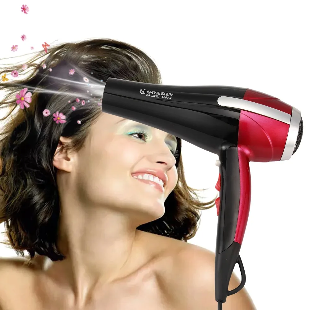

Professional Hair Dryer High Power Styling Tools Blow Dryer Hot and Cold EU Plug Hairdryer 220-240V 1800W Machine