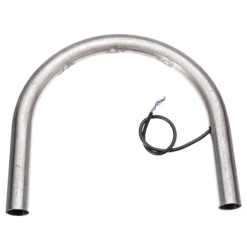 

1PC Motorcycle 227mm Cafe Racer Seat Frame Loop Hoop With Amber Turn Signal Lamp Red Brake LED Light For Off-road ATV