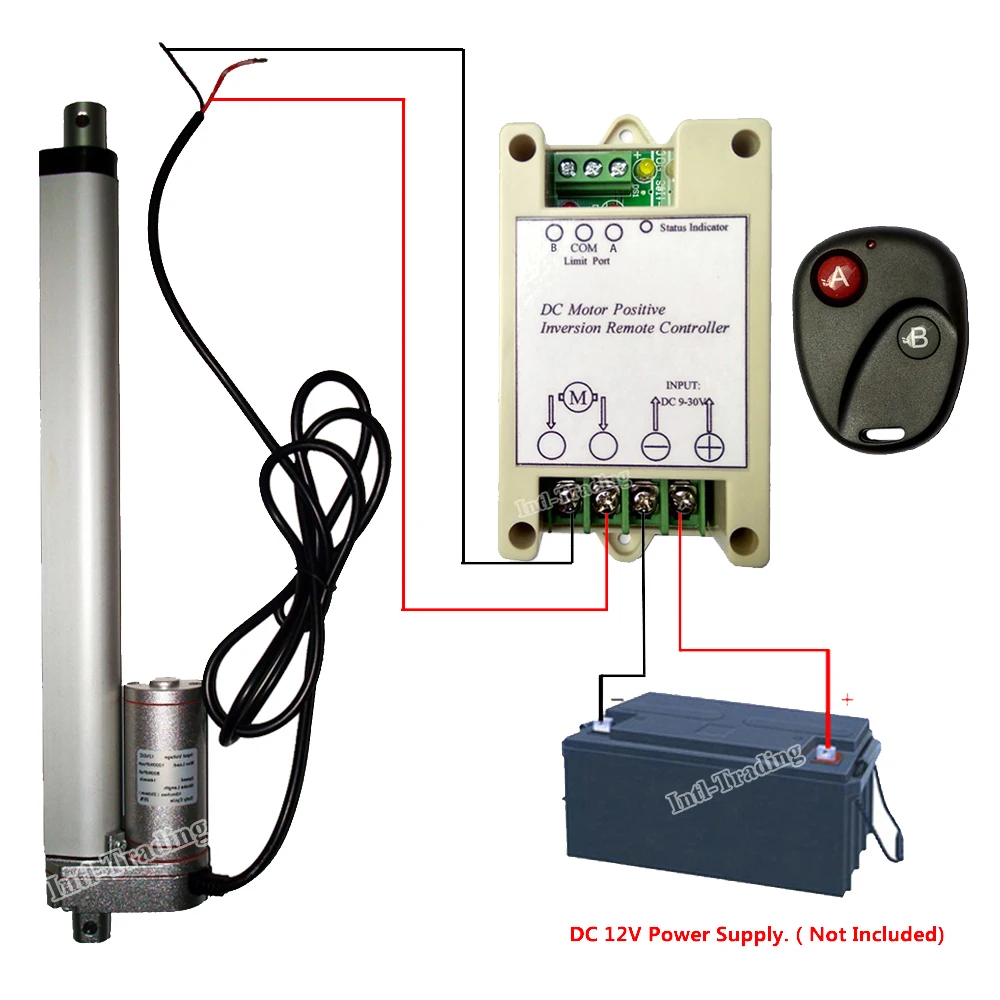 Bundle KIts 250mm 10" Stroke Linear Actuator 220lbs100KG Lift 14mm/s