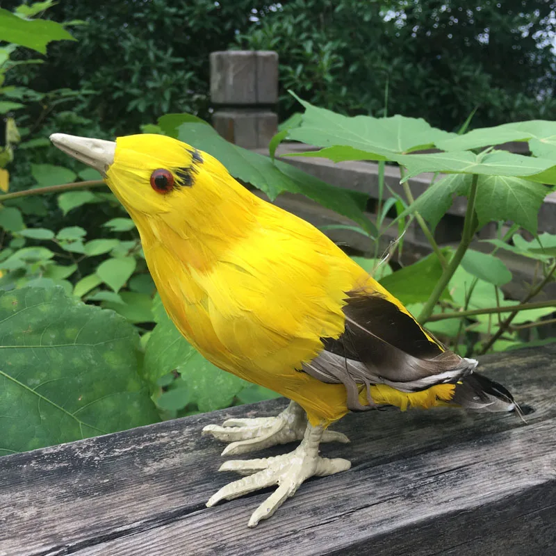 21 8 14 Cm Buatan Orioles Real Bulu Burung Warna Kuning Busa Kerajinan Burung Ornement Untuk Perlengkapan Pesta Dekorasi Taman Pernikahan Partai Dekorasi Diy Aliexpress