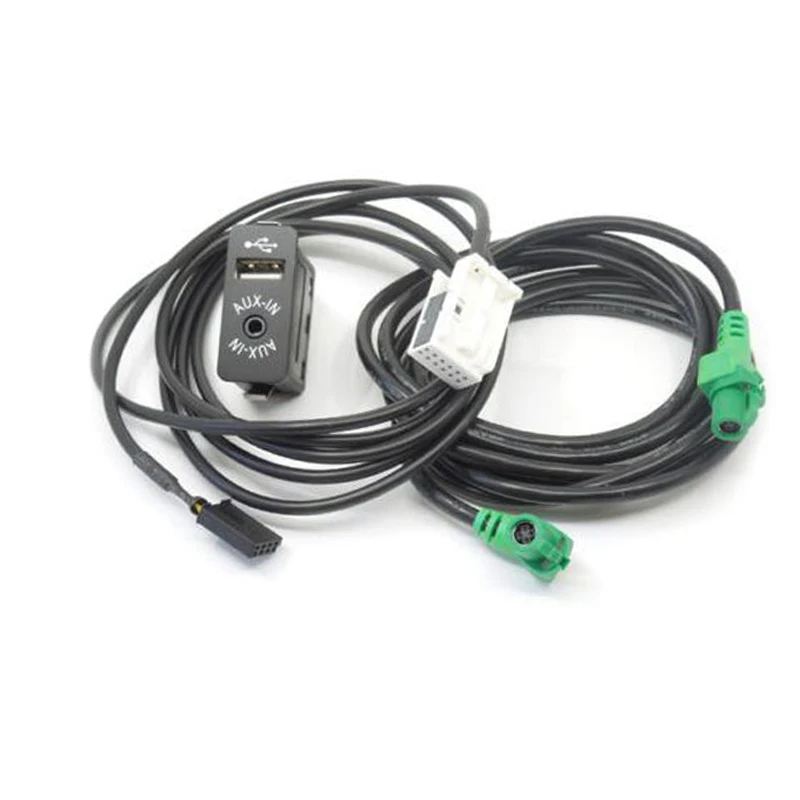 Biurlink USB Aux-IN переключатель гнездо жгута кабель адаптер для Mini Cooper R50 R52 R53 01-2006