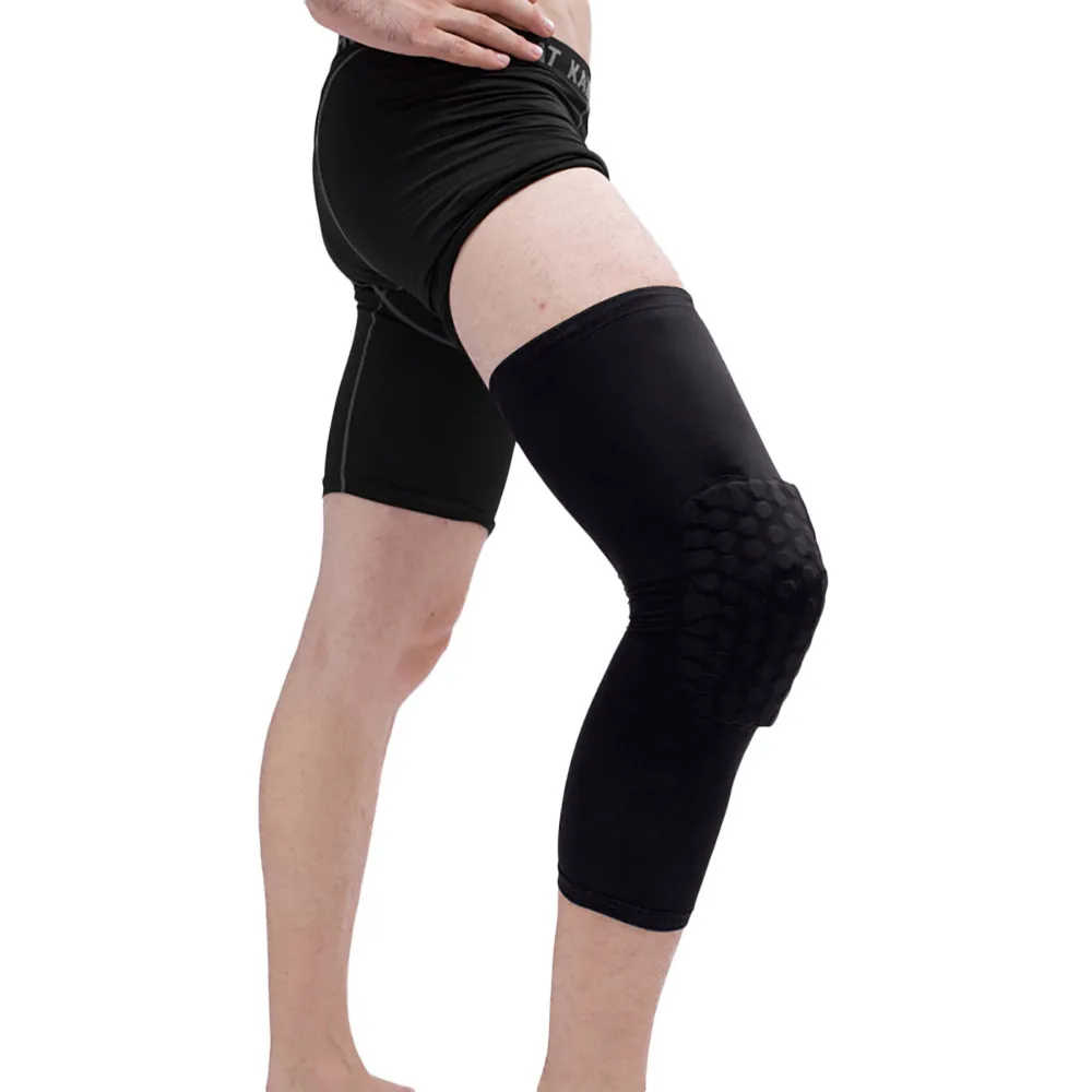 

Basketball Knee Pads Sport Safty Knee Support Braces Nylon Sweaty KneePad Breathable for Traininig Running Tennis Cycling #XTN