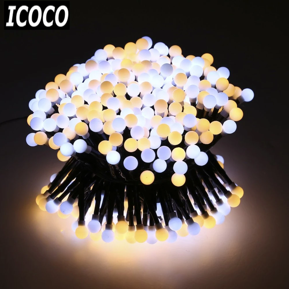 

ICOCO 3m 400 LEDs Double Color Firecracker String Lights Lamp Waterproof Fairy Light for Home Party Christmas Decoration Sale
