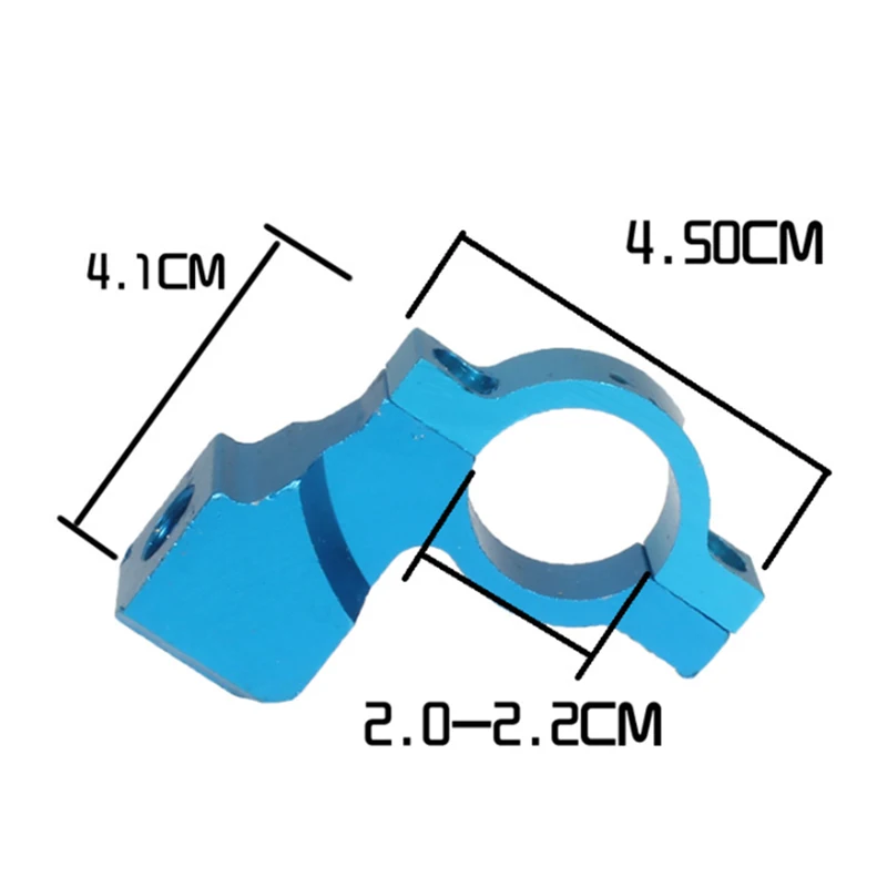 2 шт. Универсальный мотоцикл велосипед ATV зеркало заднего вида кронштейн адаптер держатель зажим винт алюминий