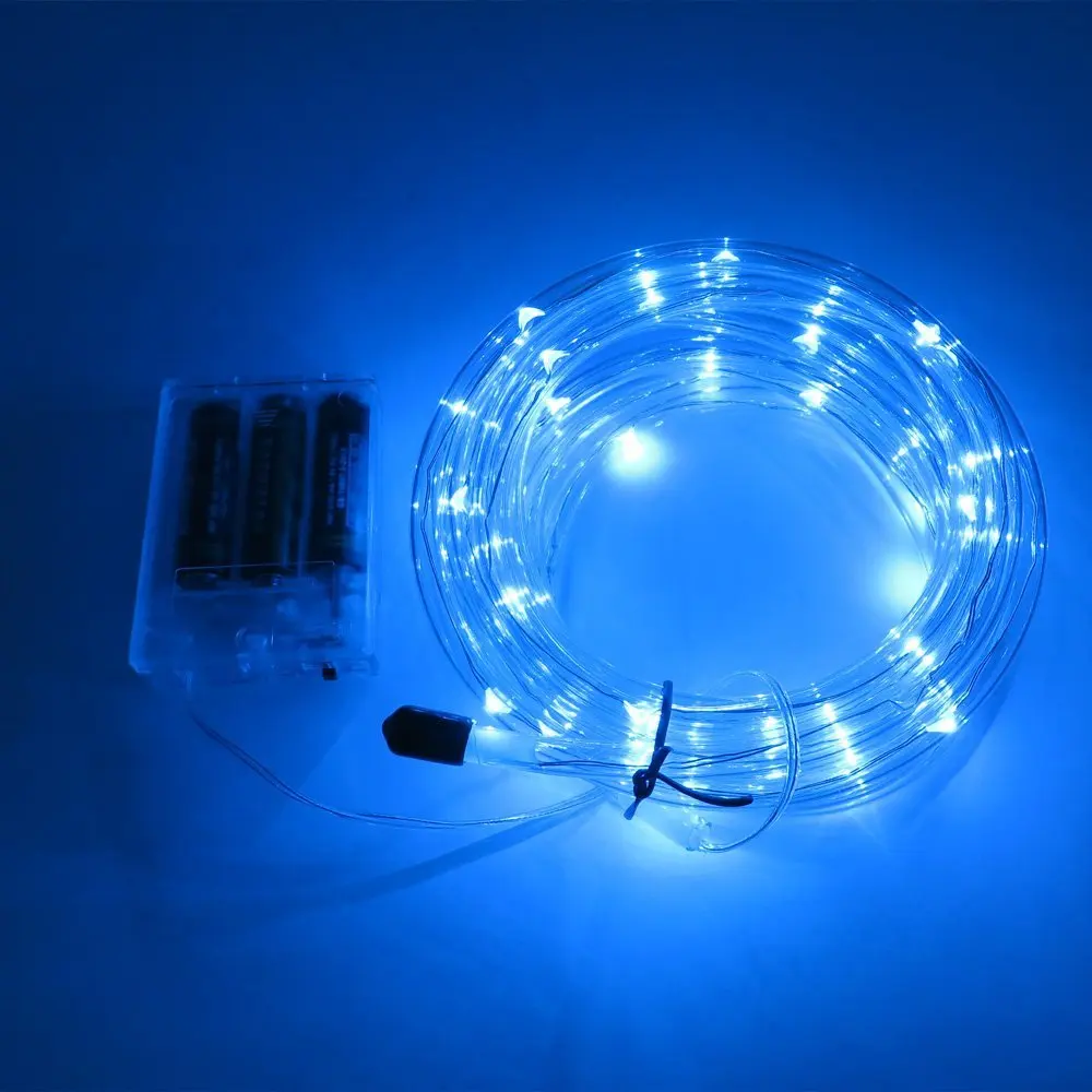 Battery operated LED Rope Tube String Lights Indoor/Outdoor Garden