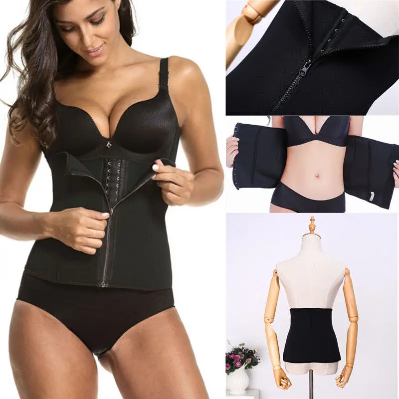 

Hot New Women Body Shaper Latex Waist Cincher Tummy Girdle Corset Shapewear Slimming Underbust Control Belt