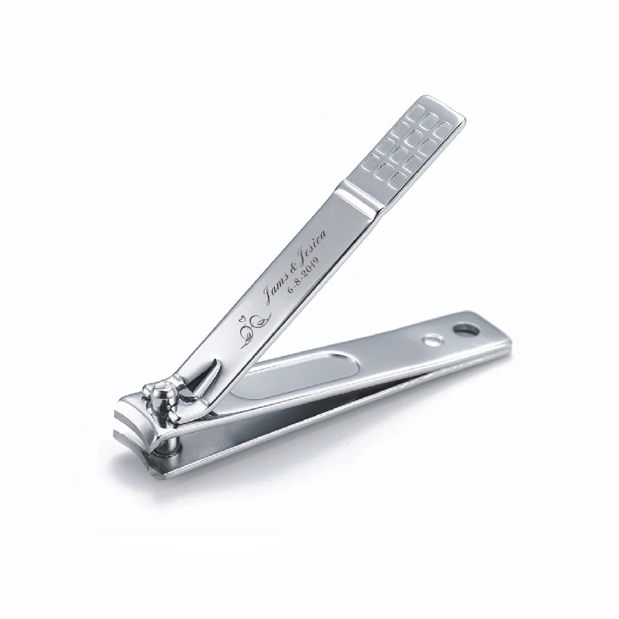 

Unique Manicure Beauty tools Stainless Steel Nail Cutter Clippers 100pcs personalized wedding gift favors for family and friends